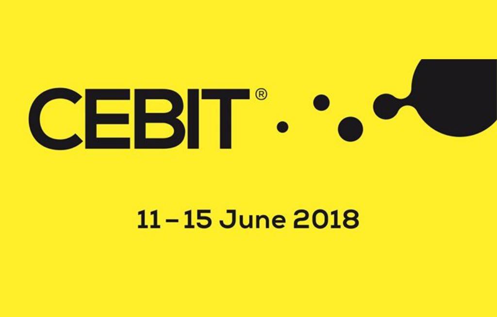 CEBIT 2018 exhibition in Hannover, Germany