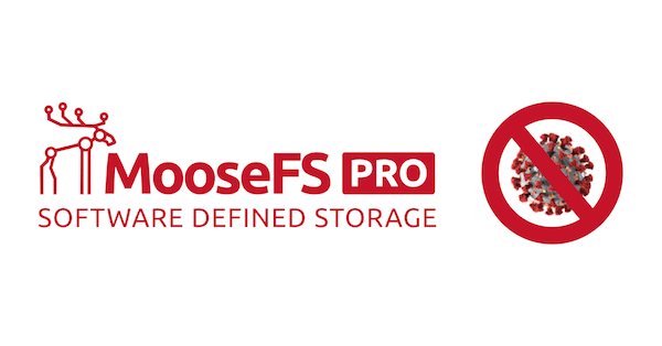 MooseFS Pro free license for COVID-19 fighters