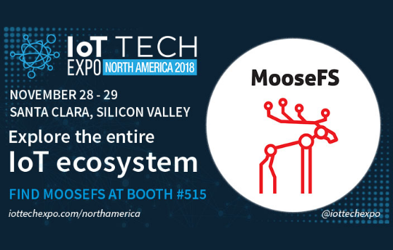 IoT Tech Expo North America 2018 – MooseFS booth