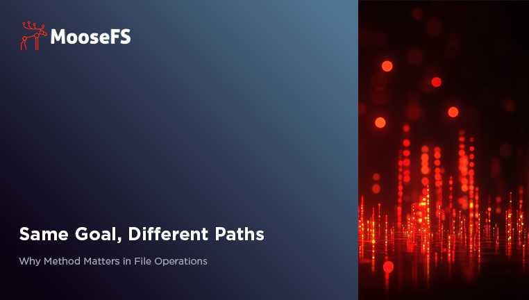 Performance comparison of file deletion methods on MooseFS